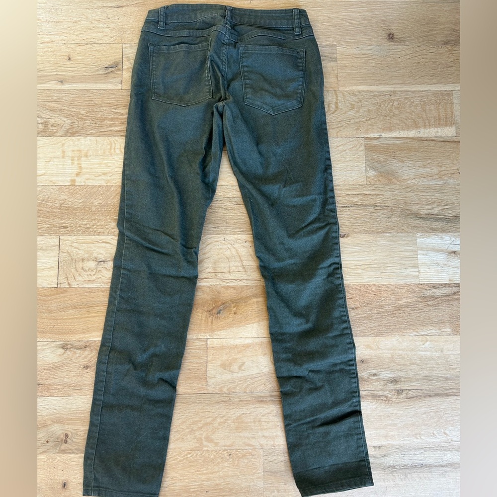 Prana Dark Green Skinny Jeans